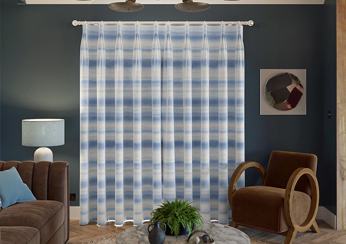Ombre Velvet, Sky - Made to Measure Curtains - Image 7